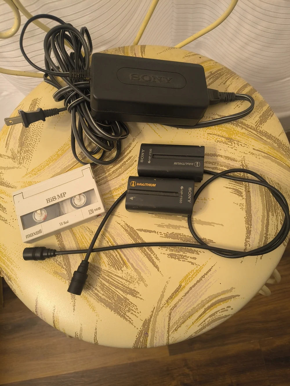 Sony Handycam Black Camcorder with InfoLithium Battery For Parts Only